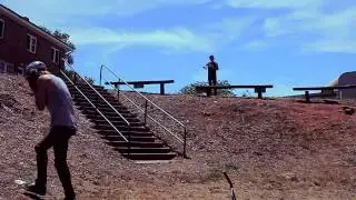 Blair Hill vs 18 stair rail | BMX