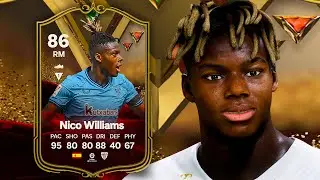 86 Dynaties Nico Williams Player Review - EA FC 24