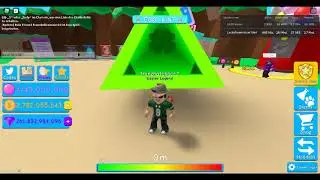 i want to start Lucky pyramidium to infinite Bubble gum simulator