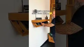 I wouldn't say 'Normal' 😂 #ikea #phantomdecor #furniture #security #shelf #tech #interiordesign #fyp