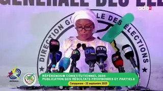 Synergie Guinée Referendum 2025: Résultats provisoires partiels