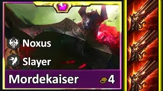 x3 RFC Mordekaiser is BROKEN! | ft. 6 Slayer | TFT Set 9.5
