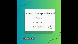 about output device | @Knowledgeoffical_20245  #education #knowledge #viral #computer #shorts