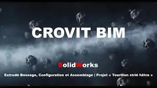 SolidWorks - Extrudé, Configuration et Assemblage | Projet « Tourillon strié hêtre » | CROVIT BIM
