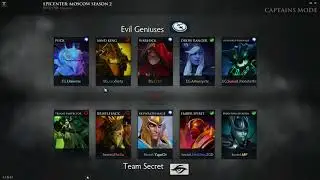 Secret vs EG EPICENTER 2017 Semifinals Game 1 VOD DOTA 2 / MP PA / Sumail OD