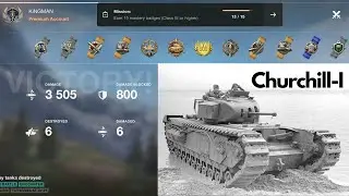 Churchill WOT Blitz Tank Review || Guide Tier 5 British Heavy || World of Tanks Blitz