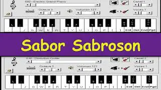 SABOR SABROSON / LA BASE - PIANO ELECTR&Oacute;NICO 2.6