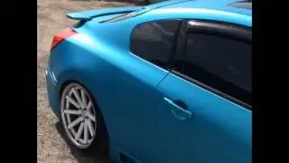 The Auto Skin-Custom color shift chameleon on a static Altima!