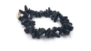Kinsley Armelle Chip Collection - Coal Party Bracelet