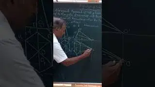 шестиугольная пирамида/ этап 2/ Инженерный чертеж