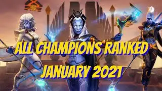 All Characters Ranked - January 2021 | Marvel Realm of Champions