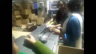 Behind the work about Automatic Steel Scrubber Packing Machine by Excel Packs