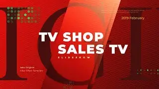 TV Shop Sales Slideshow -  Free Download After Effects Templates