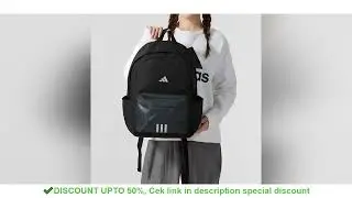 Adidas Official Unisex Sports Backpack Large Capacity Travel School Bag Gym Training Shoulder Pack O