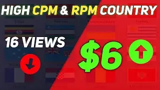 High Cpm Countries For Youtube 2023 || RPM CPM EXPLAIN IN HINDI