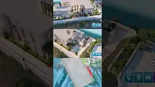 Sims FreePlay House Tour| Santorini Mansion|Luxury 5-Bedroom Cliffside Villa |Sims FreePlay Tour🌊