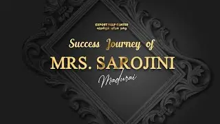 💥 Export Success Story of Mrs. Sarojini (Madurai) 🏆 | Export Help Center's Proud Moment 🥰