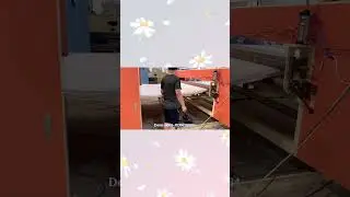 10cm thickness non woven mattress polyester wadding production line #mattress
