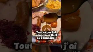 Tout ce que j&rsquo;ai mang&eacute; pour No&euml;l au Danemark 🇩🇰🎄💫😋 #food #no&euml;l #jul