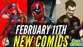 NEW COMIC BOOKS RELEASING FEBRUARY 11TH 2026 DC  MARVEL COMICS PREVIEWS COMING OUT THIS WEEK #comic