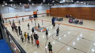 Newberry Varsity Football vs JV Football Powder Buff Volleyball Game