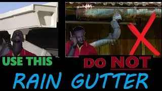 WATCH THIS Before you buy RAIN GUTTER / WATER COLLECTOR / WATER GUTTER / RAIN COLLECTOR