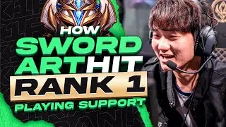 How SwordArt Reached Rank 1 While Playing Support - League of Legends