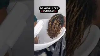 Не смазывайте локоны каждый день #locs #locjourney