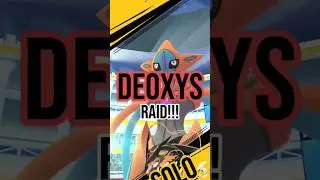SOLO Deoxys raid in Pok&eacute;mon go.#pokemon #shorts