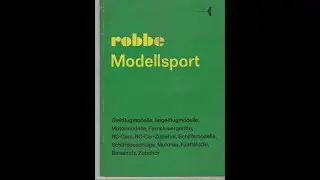 1973 Robbe Modellsport Katalog RC / Prospekt rc aircraft Modellbau Modelisme