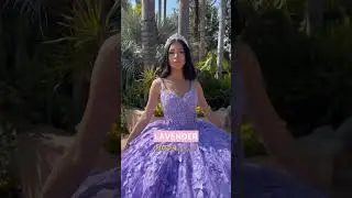 #Quince dresses on the rack VS. on the model!👗 #moda2000 #quincea&ntilde;era