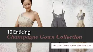 10 Enticing Champagne Gown Collection Amazon Gown Style Collection 2017