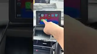 Modern digital touch screen with carplay & mirroring #car