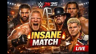 WWE 2K25 LIVE 🔴 Insane Match You’ve Never Seen Before!