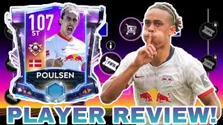 RETRO STARS POULSEN 107 RATED PLAYER REVIEW AND GAMEPLAY! | FIFA MOBILE 21!