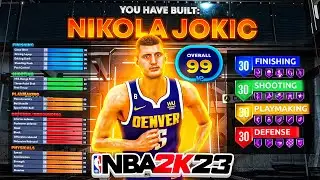 This "NIKOLA JOKIC" BUILD is GETTING PATCHED! HURRY UP AND MAKE the BEST CENTER BUILD NBA 2K23