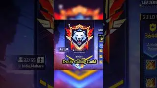 JOIN DADDY CALLING GUILD 💀🔥 @daddycalling_ff #daddycalling #guild #freefire #shorts