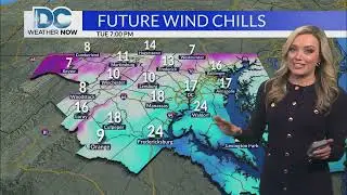 Monday, Jan. 19th, 2026: Bitter cold wind chills into Tuesday, 40s return Wednesday & Thursday