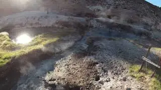 Explore Hot Creek Geologic Site | Relaxing & Adventurous 4K Drone Flight