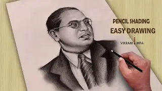 Bhimrao Ramji Ambedkar Pencil Drawing Video | VIKRAM MFA