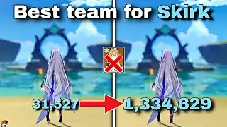 BEST TEAM FOR SKIRK [ No escoffier ] | Genshin impact