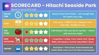 Hitachi Seaside Park Day Trip from Tokyo | Best Flower Park for Families in Japan[Spring 2025]