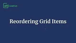 How to Reorder Grid Items with CSS Order Property