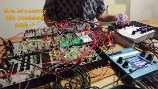 Live, fast techno with AE Modular, Roundabout & Microcosm - 
