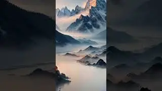 World of Serene Mountains #digitalart #art #relax