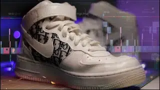 Dior inspired Custom AirForce 1😍✨ Editing Tutorial by Mikolaj Maj🥳😌 Filming and editing process🎥