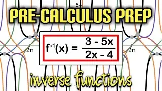 Pre-Calculus Prep: Inverse Functions