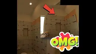 Tile Shower Install 30 Minute Time Lapse
