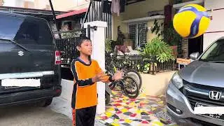 Teknik chest pass dan bounce pass di permainan bola basket Fadhil habibie 6D