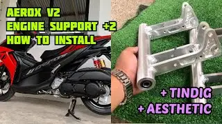 Yamaha Aerox V2/Nmax V2 Engine Support +2 Installation & Know Hows | Engine Support +2 | bossklineTV